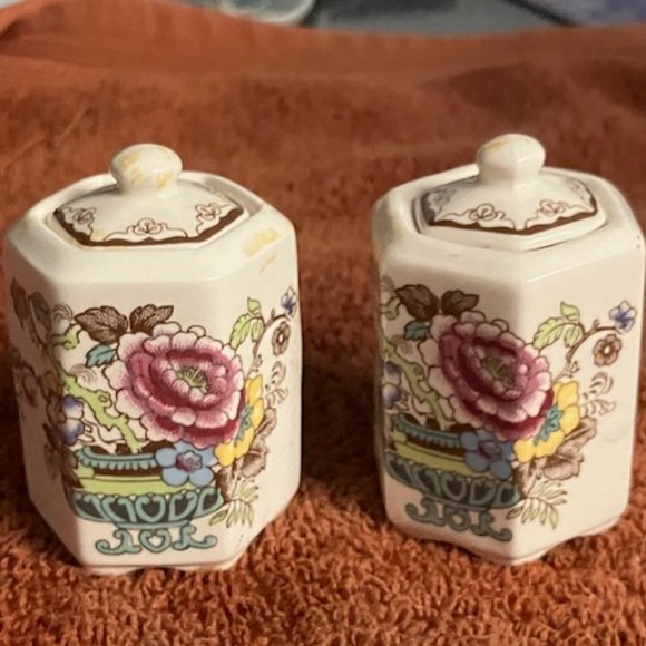 2 Miniture Mason's Iron Stone jars , Made in England - Picture 5 of 5